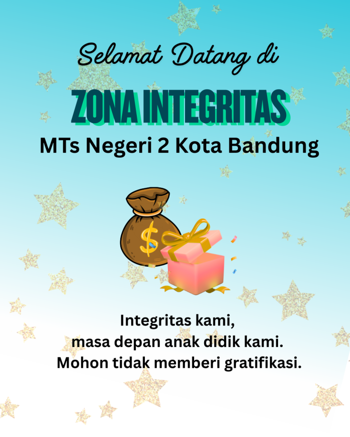 Integritas kami, masa depan anak didik kami. Mohon tidak memberi gra