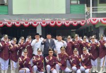 Baspara MTsN 2 Kota Bandung Sukses Kibarkan Bendera pada Peringatan HAB Kemenag ke-80